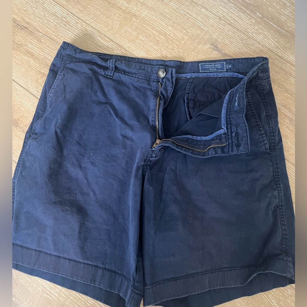 Vineyard Vine Navy Khaki Shorts
